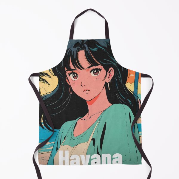 Item preview, 80s Retro Anime Girl at Havana Malecon designed and sold by JacksoonLester.