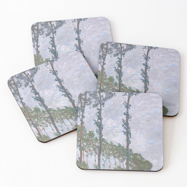 Item preview, Wind Effect, Series of the Poplars – Claude Monet | Movement and Light in Impressionism designed and sold by Art Outlaws.