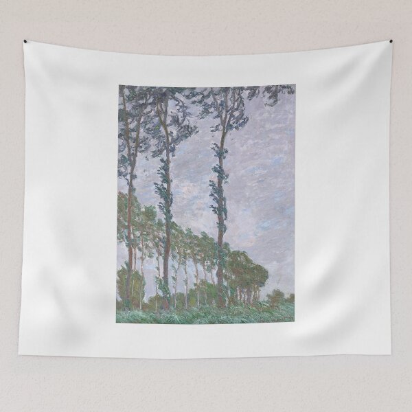 Item preview, Wind Effect, Series of the Poplars – Claude Monet | Movement and Light in Impressionism designed and sold by Art Outlaws.