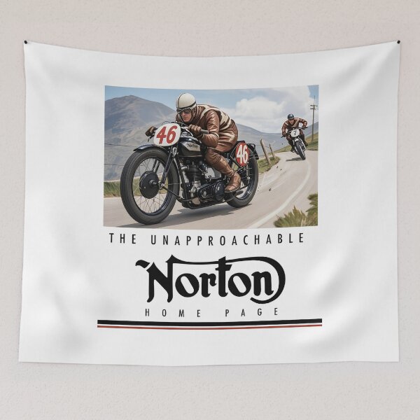 Item preview, The Unapproachable Norton: Vintage British Racing Heritage designed and sold by CharlieDesings.