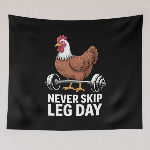 Item preview, Leg Day Funny Gym Exercise Fitness designed and sold by TikCore.