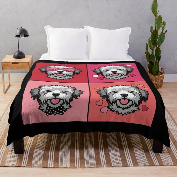 Item preview, Pop Art Valentine Polish Lowland Sheepdog – Colorful Dog Lover designed and sold by The Real Life Symphony.