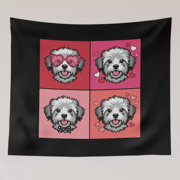Item preview, Pop Art Valentine Polish Lowland Sheepdog – Colorful Dog Lover designed and sold by The Real Life Symphony.