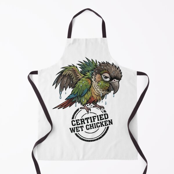 Item preview, Certified Wet Chicken - Funny Green Cheek Conure designed and sold by Petzzz.