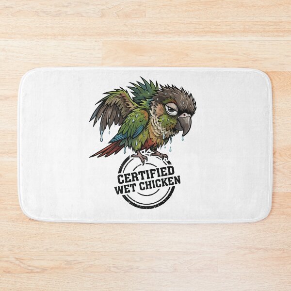 Item preview, Certified Wet Chicken - Funny Green Cheek Conure designed and sold by Petzzz.