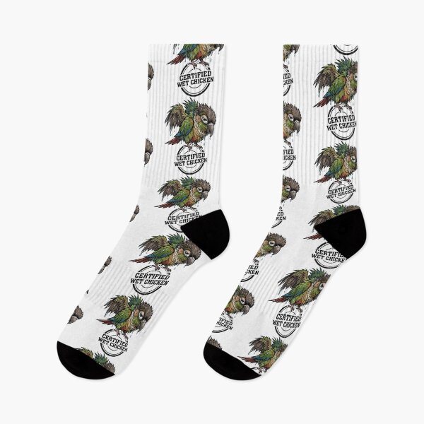 Item preview, Certified Wet Chicken - Funny Green Cheek Conure designed and sold by Petzzz.