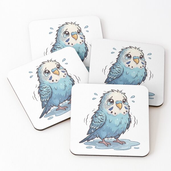 Item preview, Mistakes Were Made - Regretful Wet Budgie designed and sold by Petzzz.