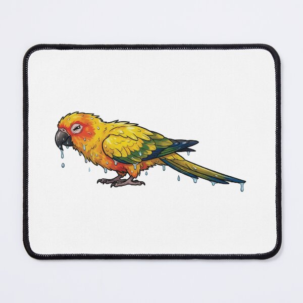 Item preview, MOIST - Funny Wet Parrot Meme designed and sold by Petzzz.