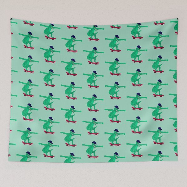 Item preview, Danvant- Alligator with red skateboard designed and sold by Daniel Vasco.