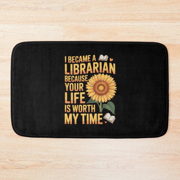 Item preview, Librarian Flower Inspirational Library Worker designed and sold by TikCore.