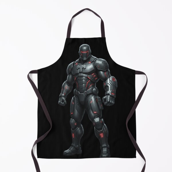 Item preview, Cyber Sentinel: Futuristic Male Superhero Neon Art designed and sold by SAMNagy.