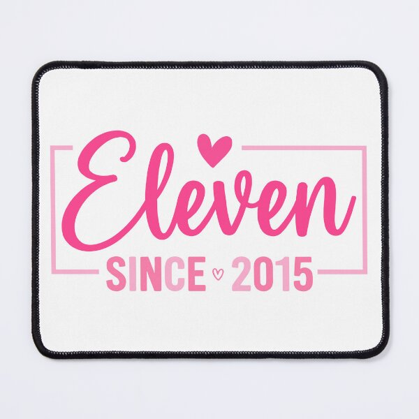 Item preview, Hello Eleven Birthday Girl Since 2015 Heart Cute Girl Birthday Party Outfit designed and sold by UniTeeCo.