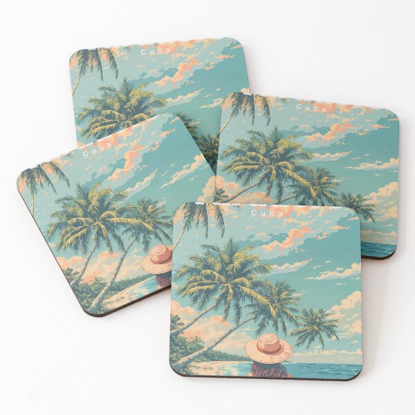 Item preview, Pastel Girl Gazing at Varadero Beach designed and sold by JacksoonLester.