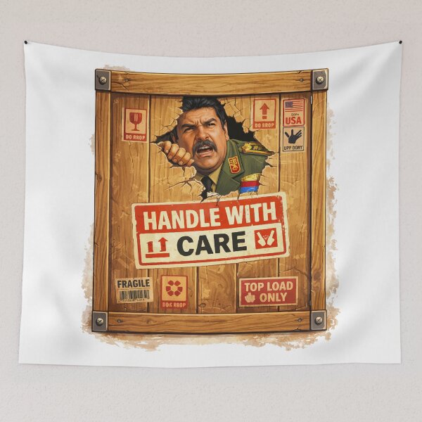 Item preview, Handle With Care – Political Satire Illustration designed and sold by storelibertys.