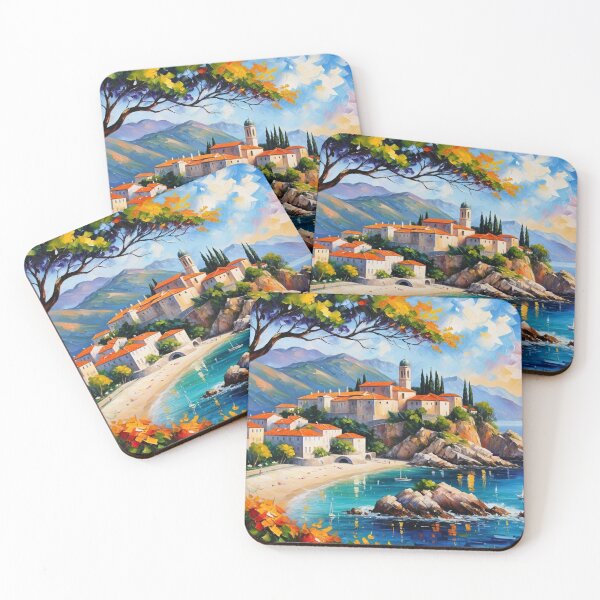 Item preview, Beauties of the Adriatic bay - 2 designed and sold by Undersea Ai Art.