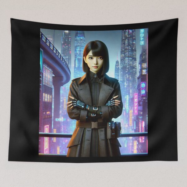 Item preview, Copy of Detective Ariadna-7-Cyberpunk designed and sold by ChidaStore.