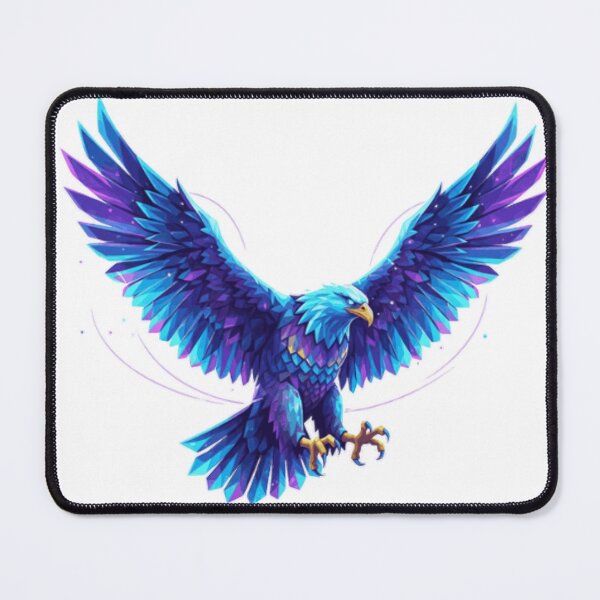 Item preview, Celestial Sovereign: Geometric Blue Eagle Art designed and sold by SAMNagy.