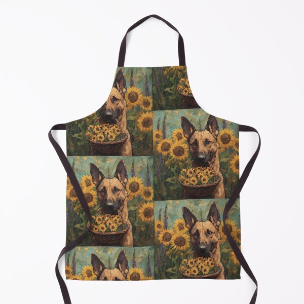 Item preview, Malinois with Sunflowers designed and sold by willowroot24.