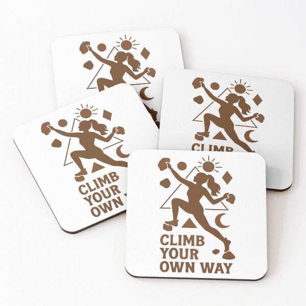 Item preview, Bouldering for Women - Geometric Climbing - Climb Your Own Way designed and sold by Pineapple-Tree.