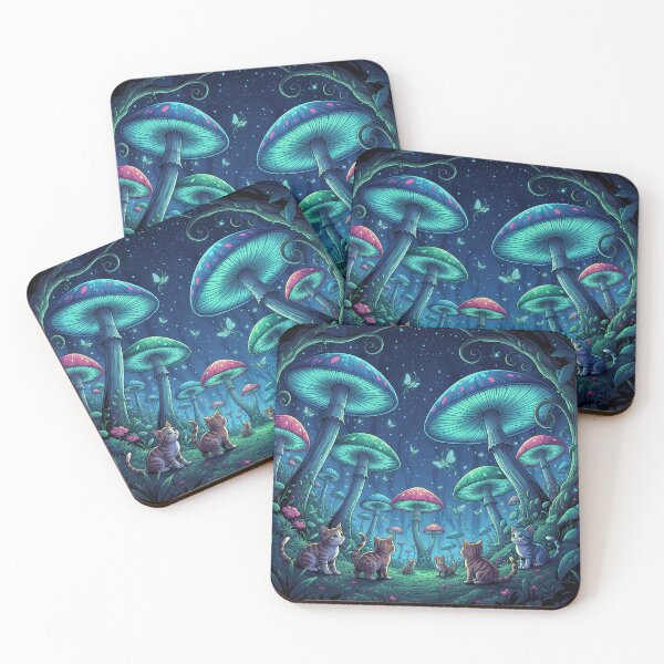Item preview, A group of kittens exploring a forest designed and sold by Print a dream.