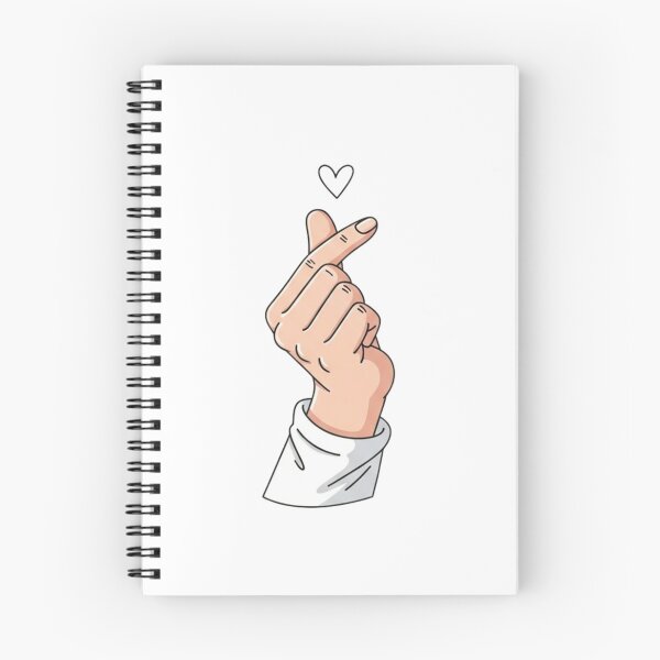 Item preview, Finger Heart Gesture Minimal Illustration designed and sold by aaljone007.