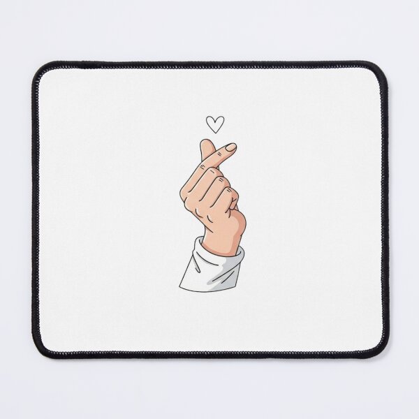 Item preview, Finger Heart Gesture Minimal Illustration designed and sold by aaljone007.