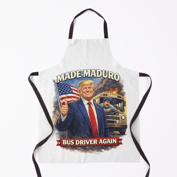 Item preview, Made Maduro Bus Driver Again – Political Satire Illustration designed and sold by storelibertys.
