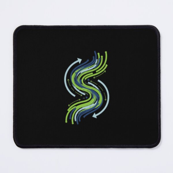 Item preview, Abstract Continuous Integration (CI/CD) Flow Design | DevOps Engineer Software Loop Art designed and sold by SAMNagy.