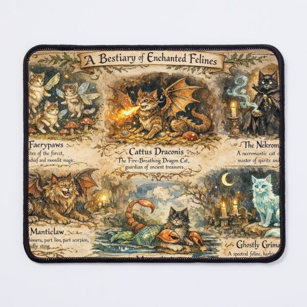 Item preview, A Bestiary of Enchanted Felines designed and sold by Talpha.