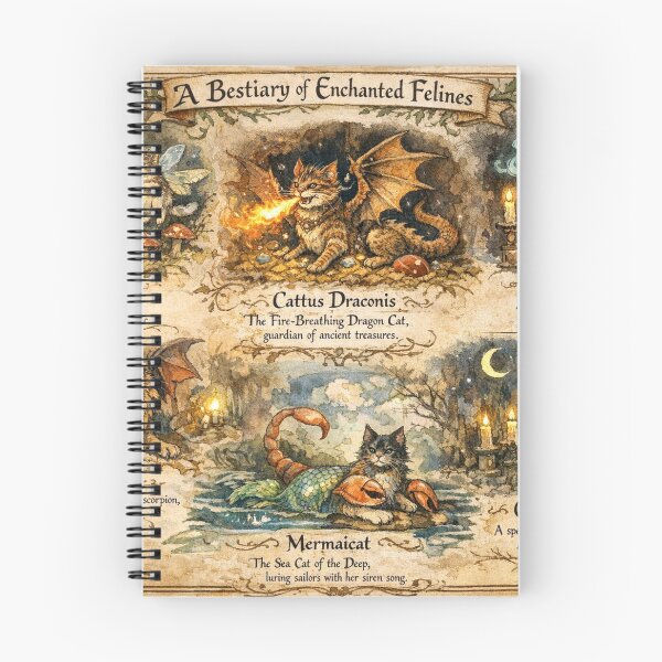 Item preview, A Bestiary of Enchanted Felines designed and sold by Talpha.