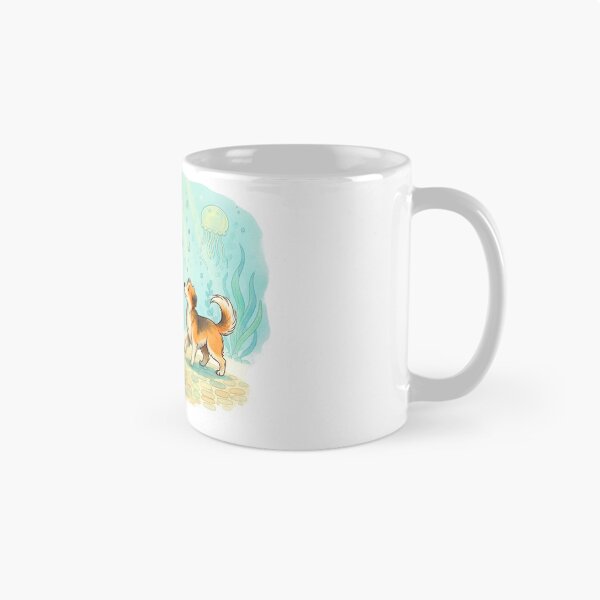 Item preview, Watercolor Manatee Walking a Dog designed and sold by Litely.