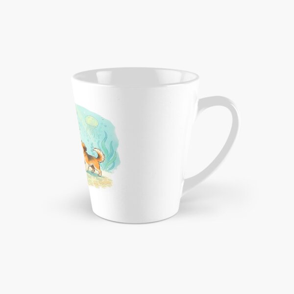 Item preview, Watercolor Manatee Walking a Dog designed and sold by Litely.