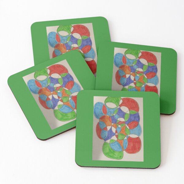 Item preview, circles at play 4 colorful abstract geometric design designed and sold by SmashingDeals.