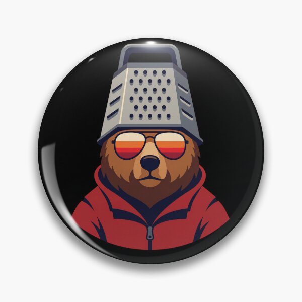 Item preview, Funny Bear With Grater Pun Cute Kitchen Humor Art designed and sold by GridText.