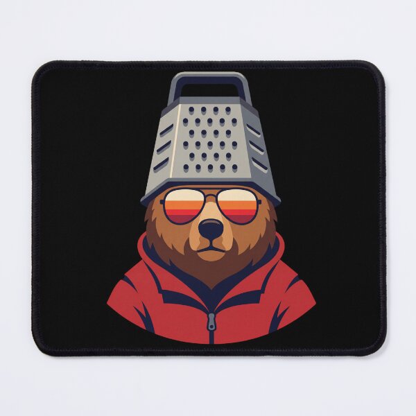 Item preview, Funny Bear With Grater Pun Cute Kitchen Humor Art designed and sold by GridText.
