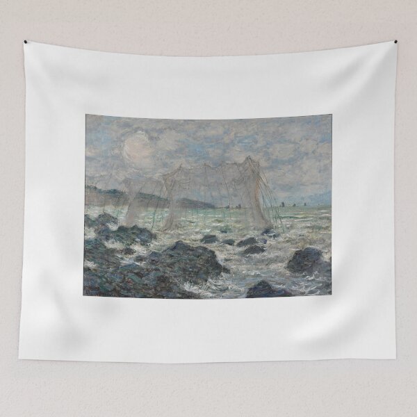 Item preview, Fishing Nets at Pourville – Claude Monet | designed and sold by Art Outlaws.