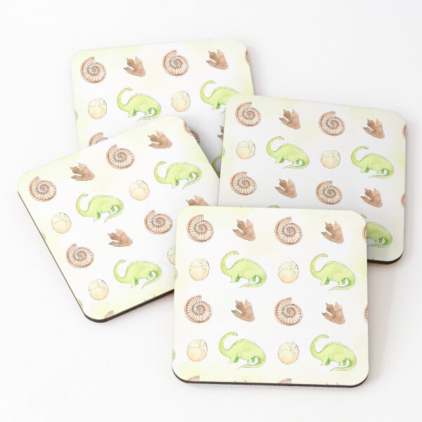 Item preview, Dinosaur Pattern Illustration for Kids designed and sold by Retr0Tshirts.