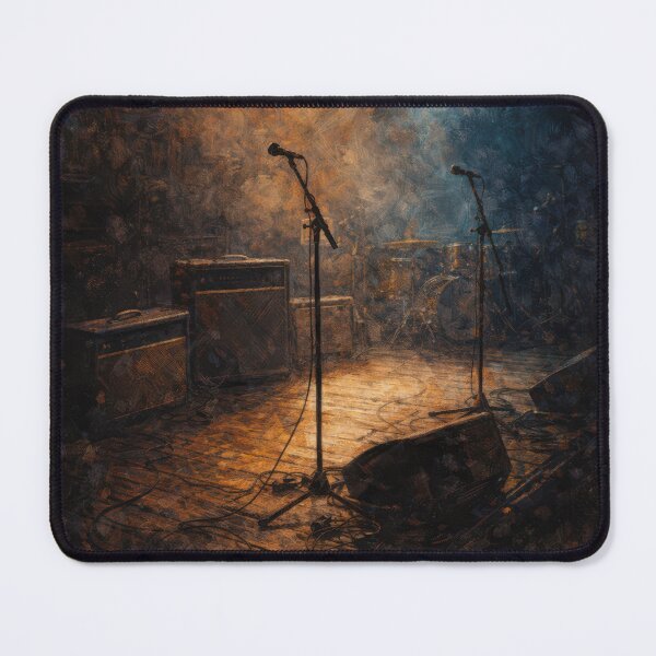 Item preview, Rock Club Stage Atmosphere designed and sold by grittymusicart.