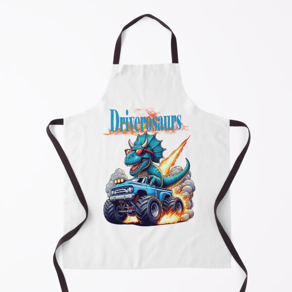 Item preview, Dinosaur driving a monster truck, funny fantasy designed and sold by LoneAngel.