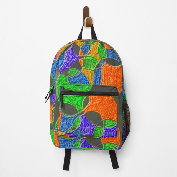 Item preview, circles at play fluorescence colorful geometric design designed and sold by SmashingDeals.