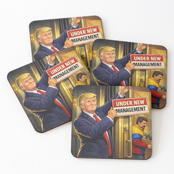 Item preview, Under New Management – Political Satire Illustration designed and sold by storelibertys.