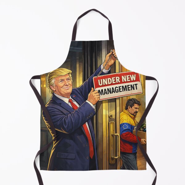 Item preview, Under New Management – Political Satire Illustration designed and sold by storelibertys.