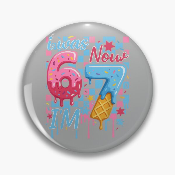 Item preview, I was 6 Now Im 7 Funny Ice Cream Drip Birthday Boy Men Kids designed and sold by GreggRoss.