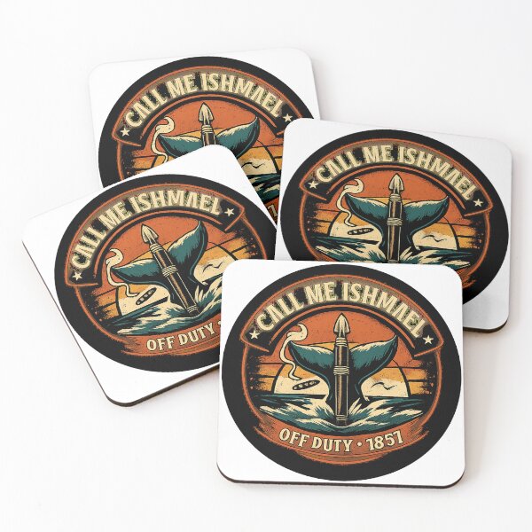 Item preview, Call Me Ishmael | Vintage Nautical Whale Crest designed and sold by Rents Due So You Haz Stickers and Merch.