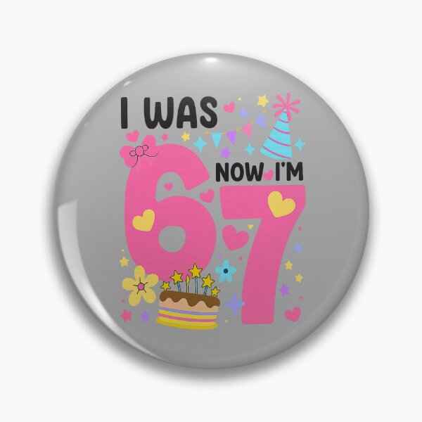 Item preview, I was 6 Now I'm 7 Year Old Birthday 7th Kids Funny 67 designed and sold by GreggRoss.