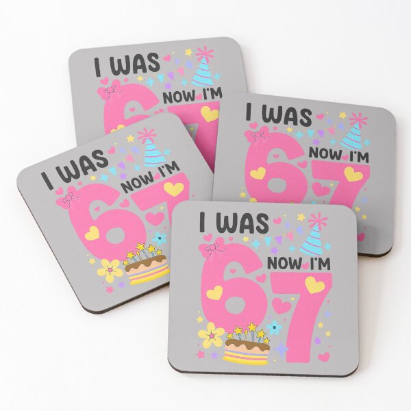 Item preview, I was 6 Now I'm 7 Year Old Birthday 7th Kids Funny 67 designed and sold by GreggRoss.
