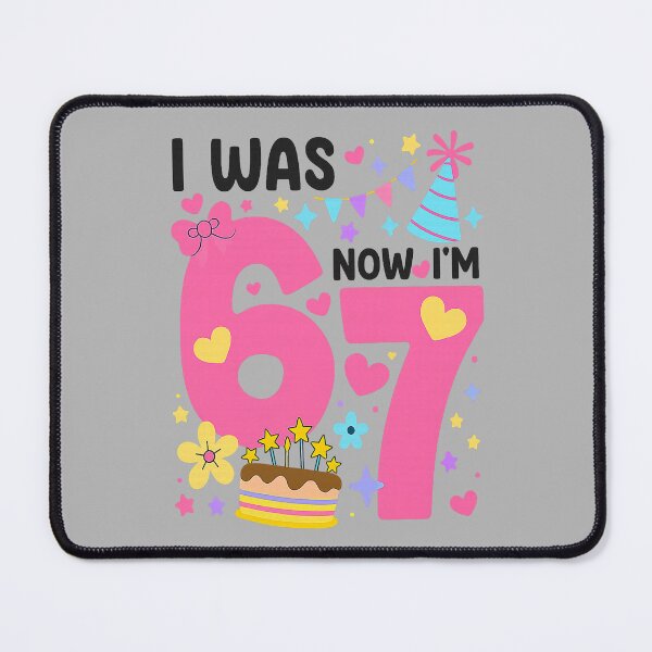 Item preview, I was 6 Now I'm 7 Year Old Birthday 7th Kids Funny 67 designed and sold by GreggRoss.