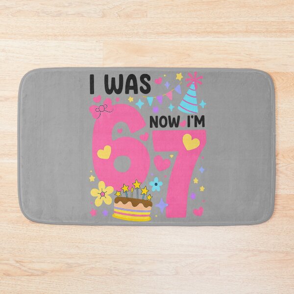 Item preview, I was 6 Now I'm 7 Year Old Birthday 7th Kids Funny 67 designed and sold by GreggRoss.