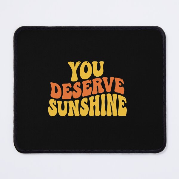 Item preview, Groovy You Deserve Sunshine sticker designed and sold by PopStars1993.