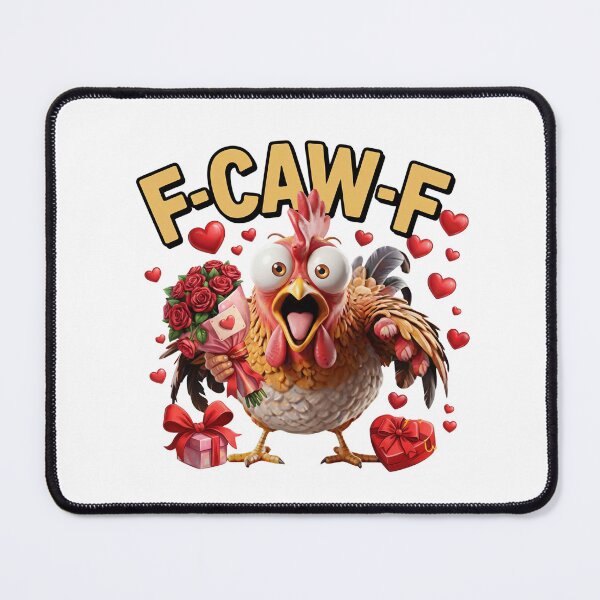 Item preview, F-CAW-F Valentines-Day-Crazy-Screaming-Chicken designed and sold by w66aboo.